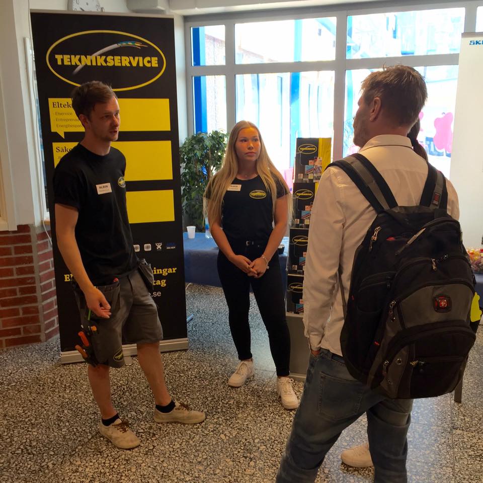 teknikservice på mässa i katrineholm